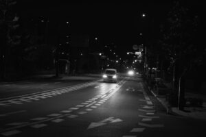 夜の道